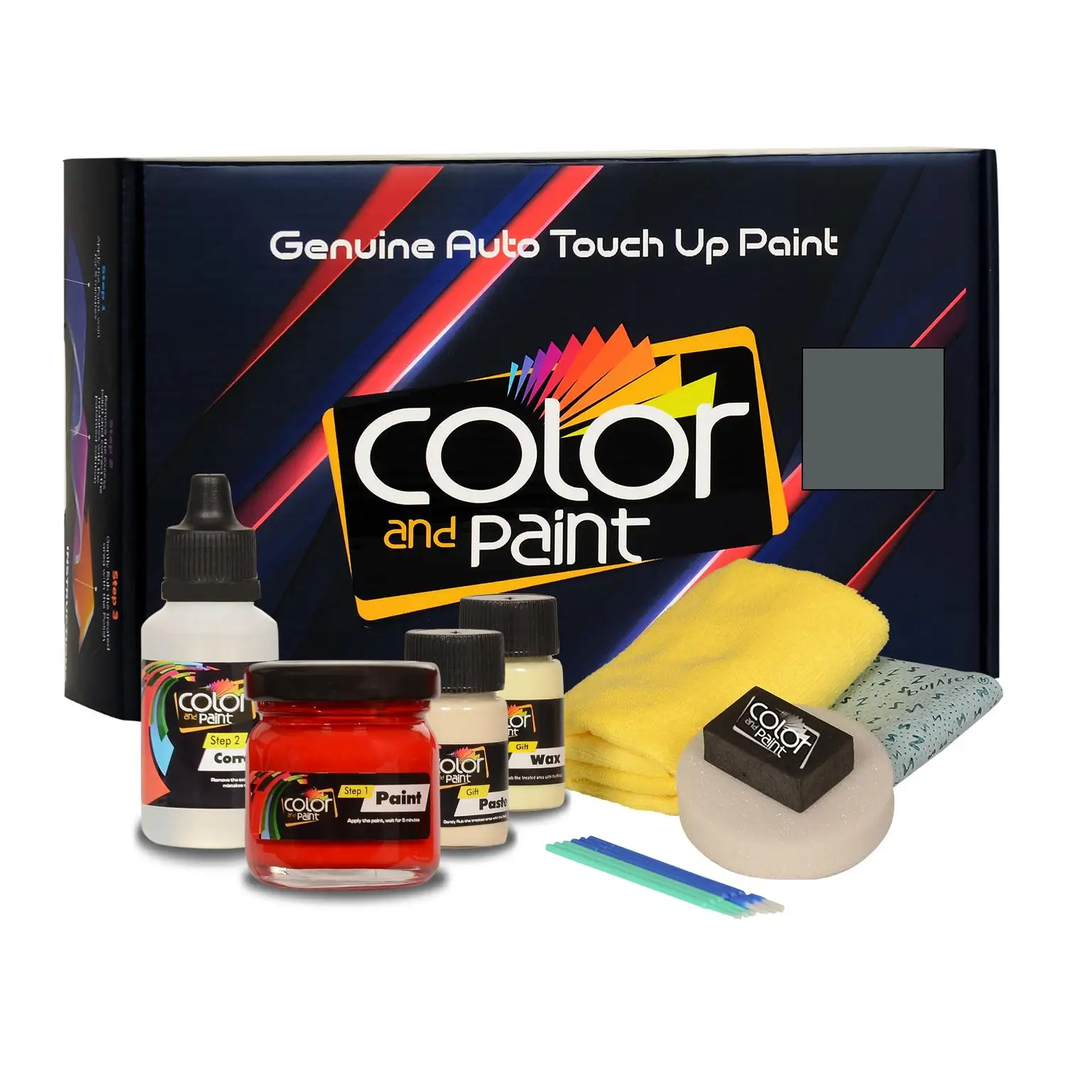 

Color and Paint compatible with Hyundai Automotive Touch Up Paint - DUSK BLUE PEARL - XB3 - Basic Care
