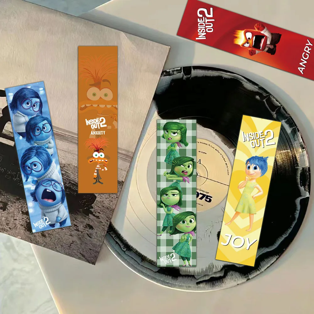 30Pcs Inside Out Bookmark Cute Cartoon Toy Book Marks Reading Supply Fans Collection Gifts School Stationery Supplies