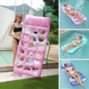Swimming Foldable Floating Water Hammock Float Lounger Inflatable Pool Love Floating Bed Swimming Air Mattress Pool Accessories 4