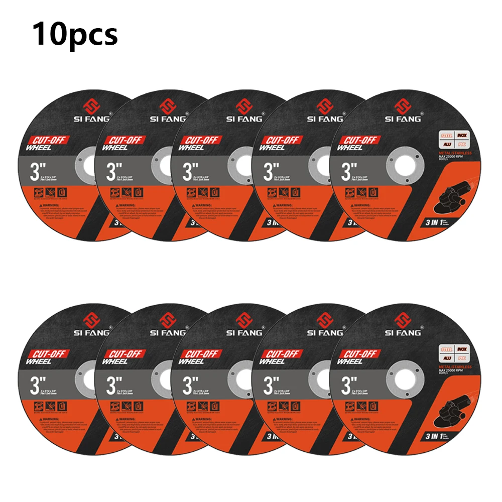 SiFang 75 мм металлические шлифовальные диски плоскообразные абразивные диски для коммерческого производства, склеивание смолы