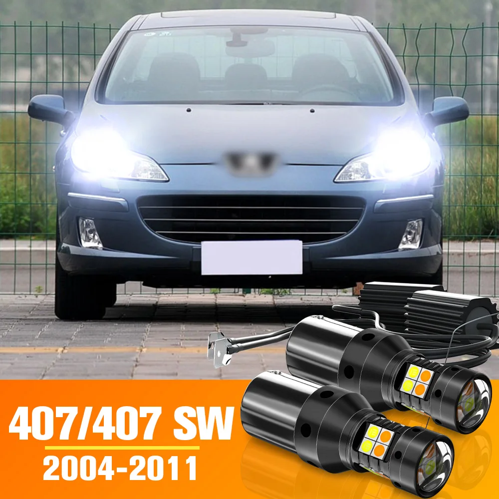 2 Glühbirnen LED SMD Weiß Nachtlichter/-leuchten Position für Peugeot 3008 5008