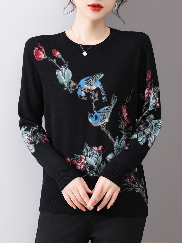 

Тонкие женские свитера, весна-осень, модные пуловеры в Корейском стиле, Топ с длинным рукавом, блузы, Женский Мягкий трикотажный свитер с круглым вырезом