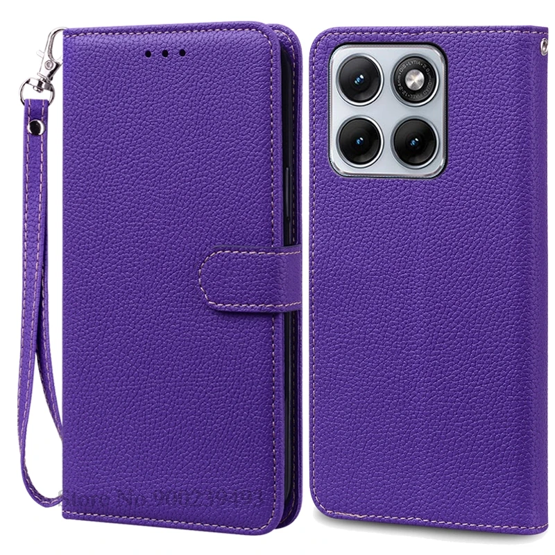 Enhanced Leather Flip Wallet Cover | Magnetic Book-Style Protective Case for Motorola Edge 70 Fusion