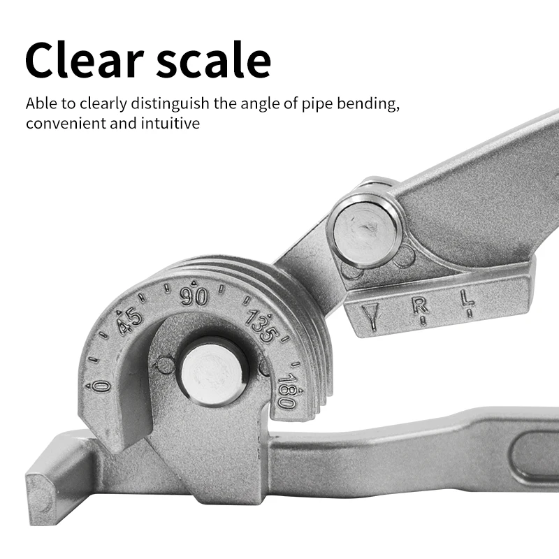 tube bender bar bending tools 3 In 1 pipe bending hand tool combination tube bender 90 180 Degree tube bending machine 6mm 0.24in 8mm 0.31inch 10mm 0.39inch