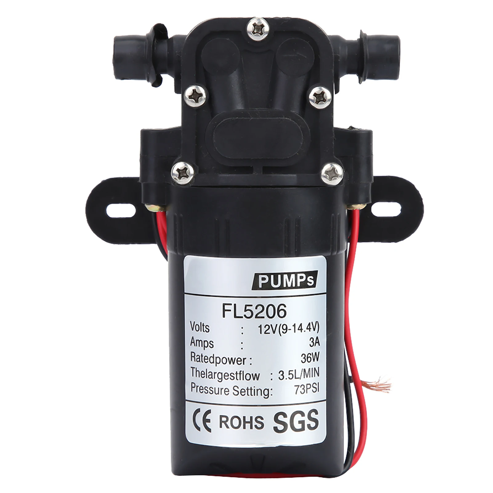 36W Electric Diaphragm Pump Double Straight Tube Agricultural Pump Accessory
