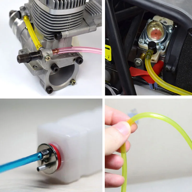 1-20M Fuel Gas Hose String Tube Trimmer Chainsaw Blower Tools Oil fuel pipe Yellow/Transparent/Black/Blue fuel hose,fuel gas hose