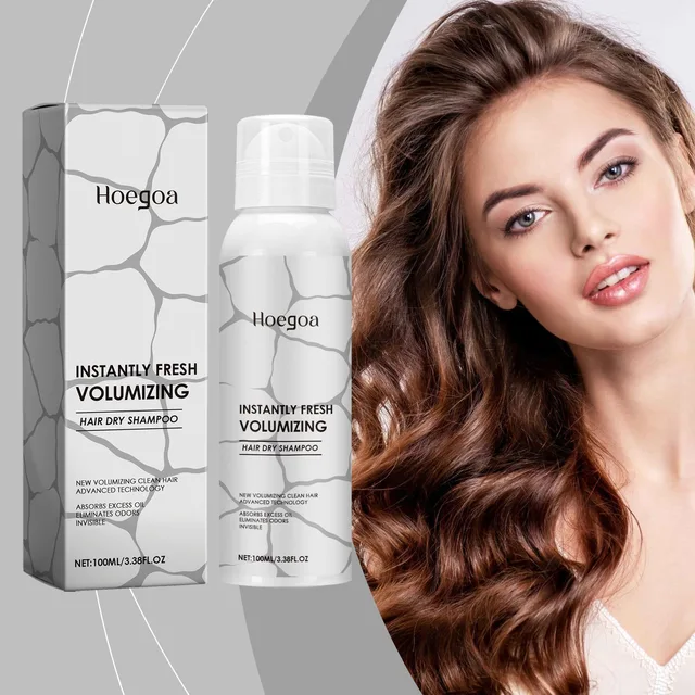 Shampoo für trockenes Haar, fettige Ölkontrolle, flauschige Verdickung, feuchtigkeitsspendend, Anti-Frizz, nährend, kein Waschen, Styling, voluminöses Haarspray