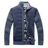 Winter Fleece Carigan Men Sweater Fanshion Patchwork Thick Warm Sweatercoat Men Slim Knitted Sweater Cardigan Men Clothing 2022 5