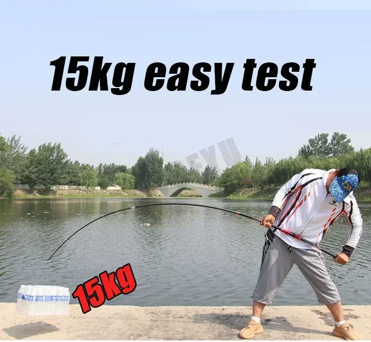 Carbon Fishing Rod 30kg above Superhard 100M Long Distance
