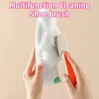 Multifunction Cleaning Shoe Brush Soft Shoe Brush Long Handle Clothes Soap Brush with Hanging Holes Clean Tool 1