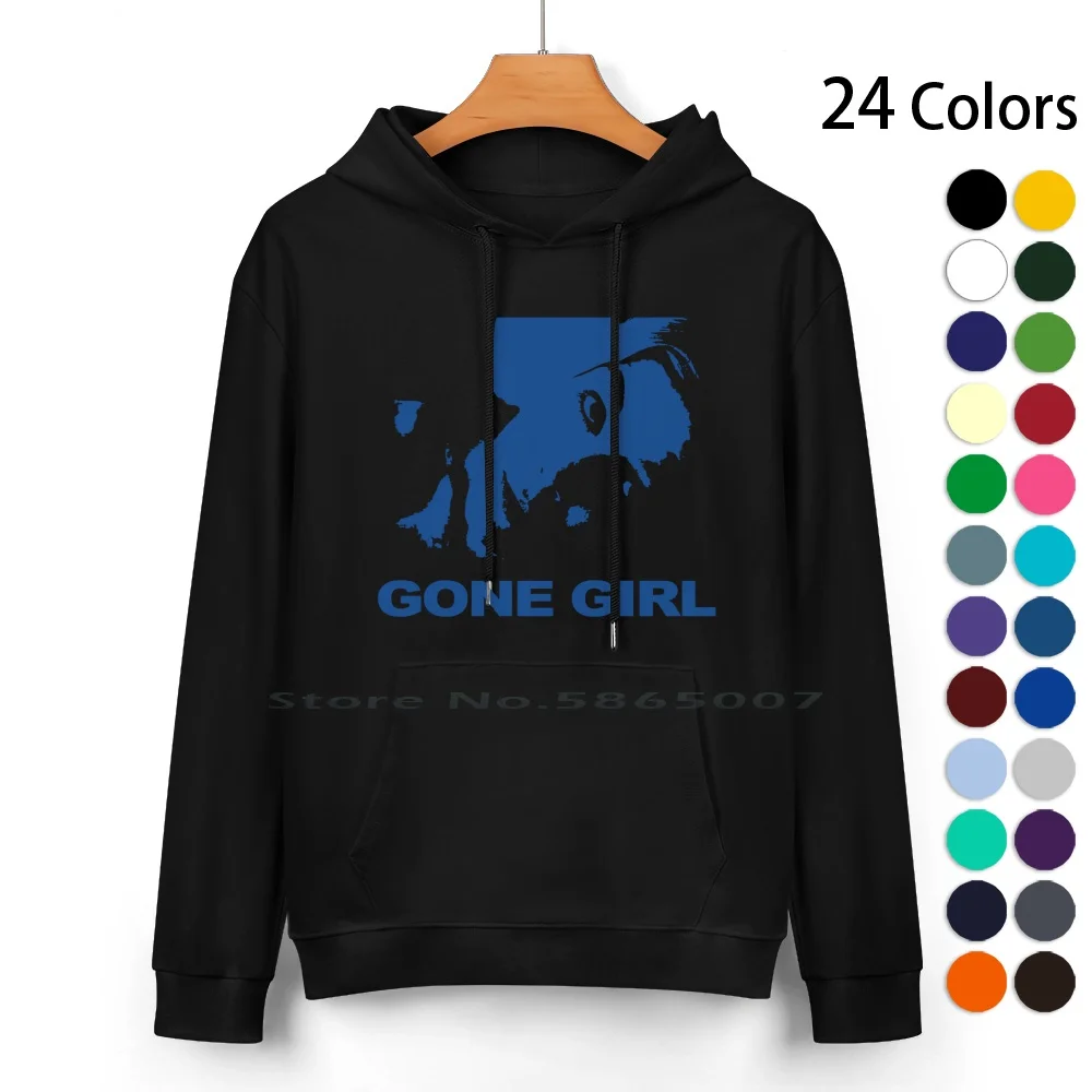 

Gone Girl Screenprint Style Pure Cotton Hoodie Sweater 24 Colors Gone Girl Film Amy Dunne Movie Ben Affleck Rosamund Pike A24