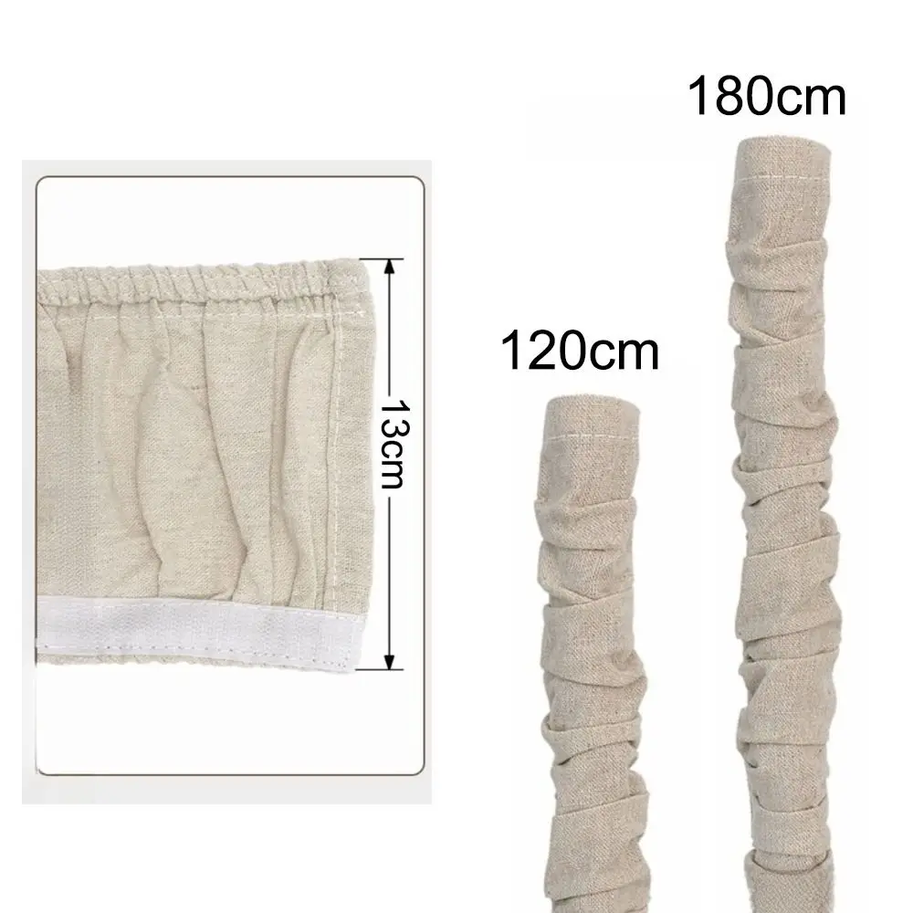 4/6피트 코드 커버 리넨 패브릭 사무실/가정용 샹들리에 체인 커버 전선 보호대 조명선 케이블 관리용