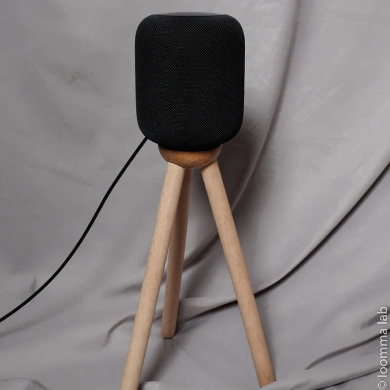 Wood Stand for Homepod Smart Speaker Base Accessories