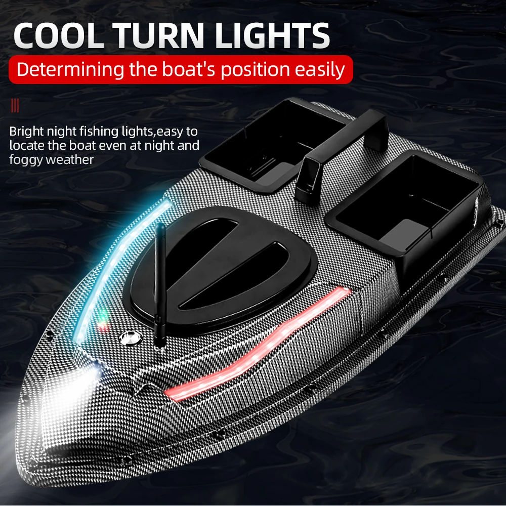 Gps Rc Bait Boat Fishing Boats Flytec V900  Carp Initiator Boat remote controlled Fish Finder 2 Hoppers 2Kg 500M Distance Boats 5