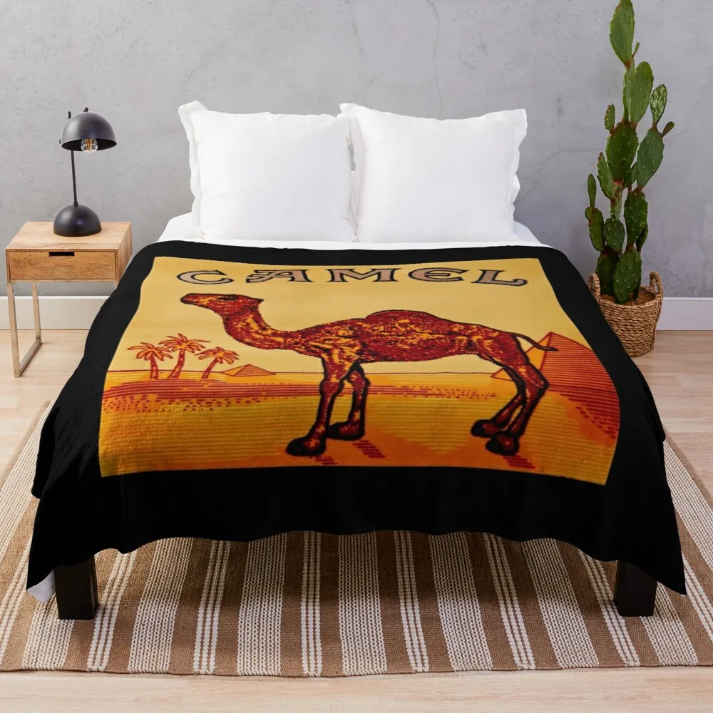 

BEST SELLER - Camel Cigarette Merchandise Throw Blanket