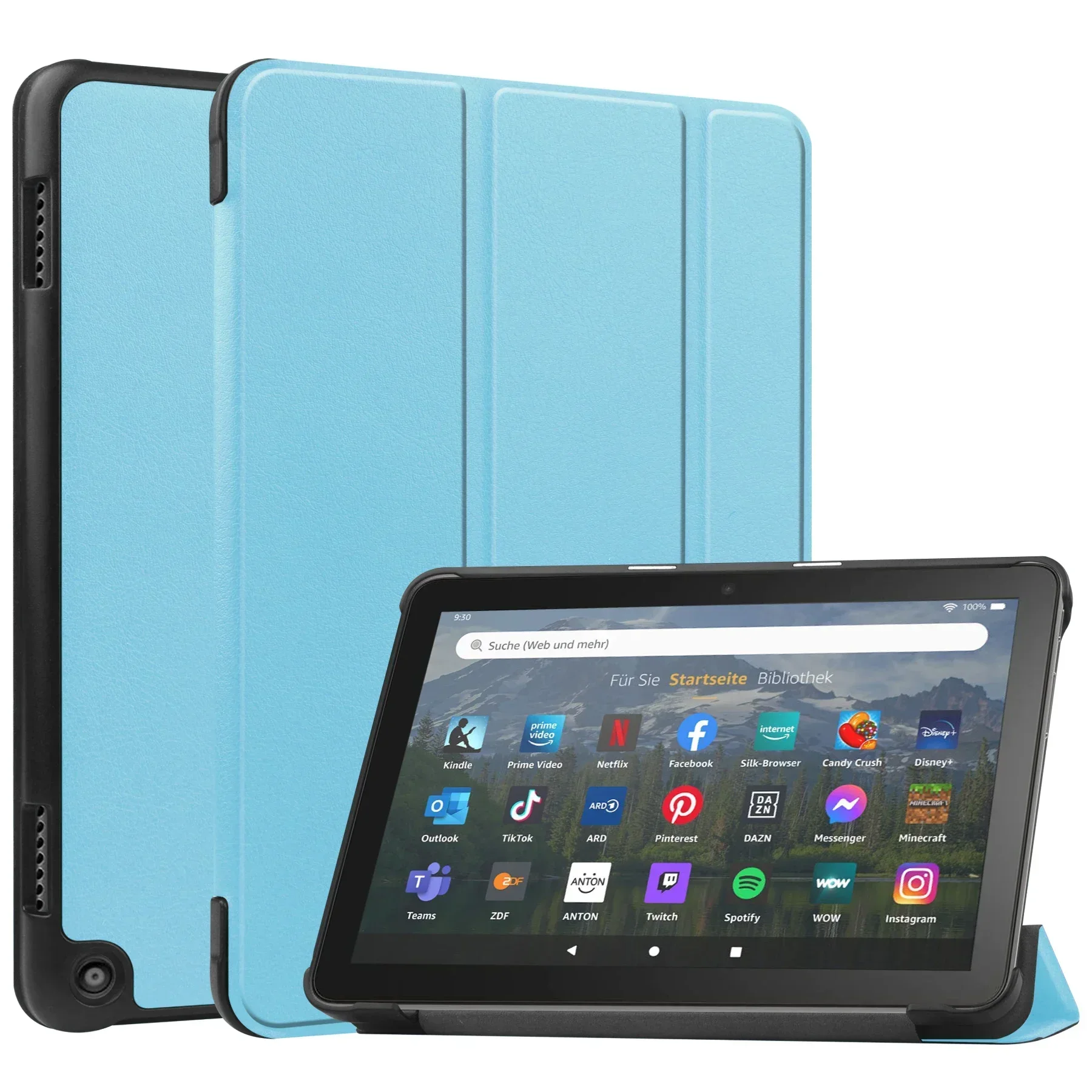 Premium Tablet Cover with Auto Sleep/Wake & Folding Stand