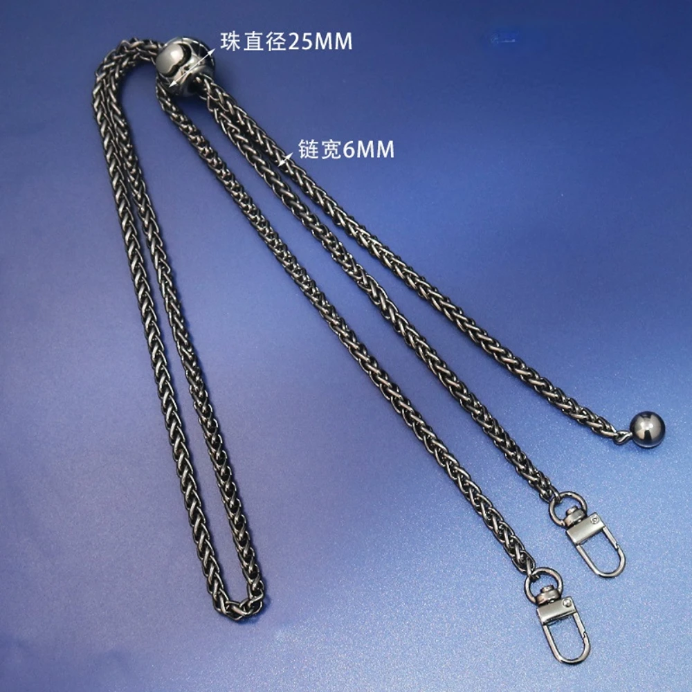 Chain Shoulder Strap Small Bag Shoulder Strap Small Ball Chain Adjustable Metal Bag Chain Accessories Bag Shoulder Strap