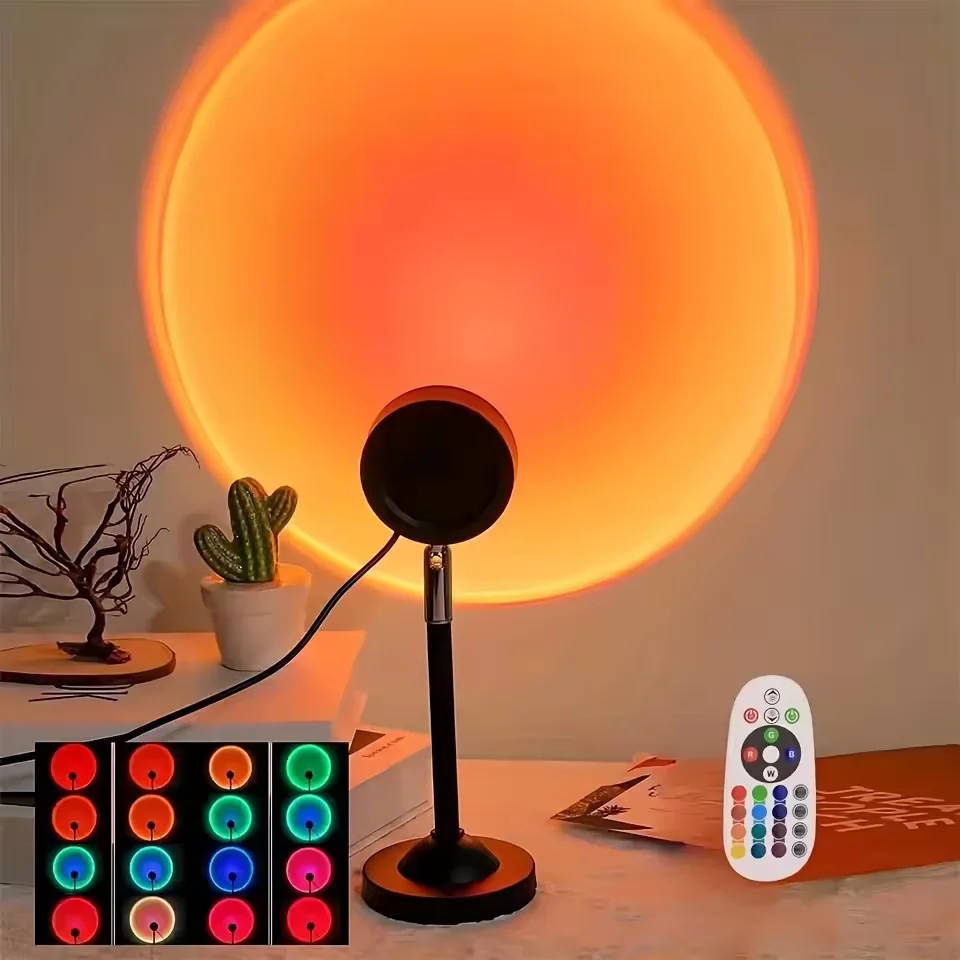 ตัวเลือกสินค้า โคมไฟ RGB 16 สี เปลี่ยนสีได้ ห้องนอน ไฟกลางคืน