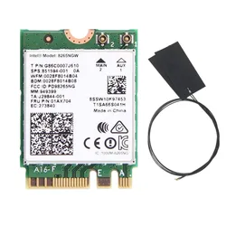 Intel Wireless-AC 8265 Dual Band 2.4G/5Ghz Wifi Bluetooth Wlan For 8265NGW NGFF 802.11ac 867Mbps 2x2 MU-MIMO BT 4.2 Card