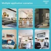 ﻿ Smart 2 In 1 Ceiling Fan With Remote Control Lighting E27 Conversion Base  Lighting Base Suitable for Bedroom and Living 4
