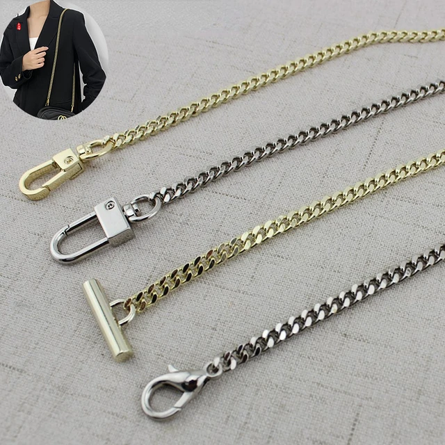 40/100CM Metal Mini Purse Chain Shoulder Crossbody Strap Handles Bag  Accessories Handbag DIY Replacement Chains Charm Decoration - AliExpress