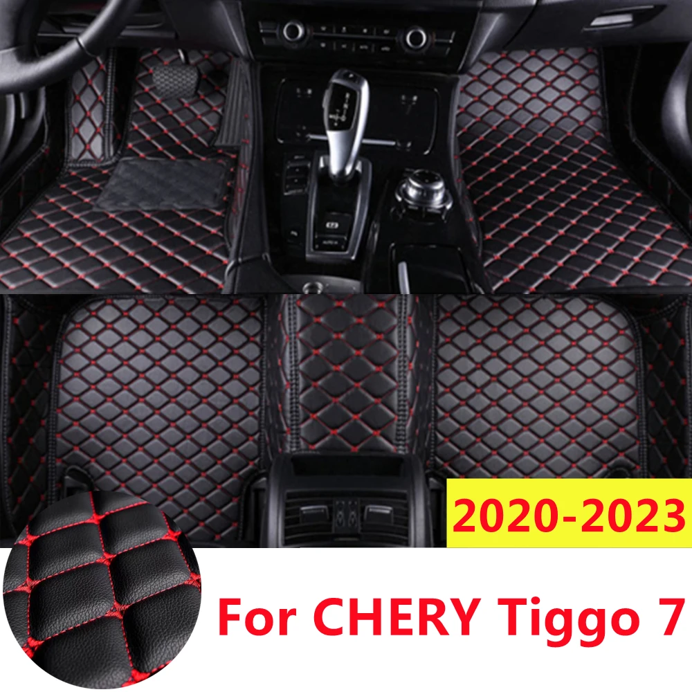 

SJ Full Set Custom Car Floor Mats Fit For CHERY Tiggo 7 2023 2022 2021 2020 YEAR Front & Rear Floor Liner Styling Auto Parts