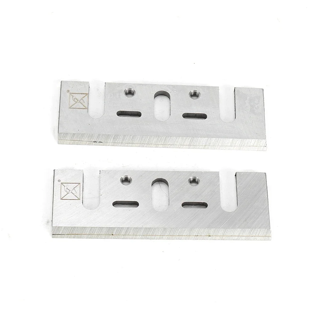 Wood Planer Blade Cutter Accessories High Speed Steel Blades 2pcs Sturdy 82mm For 1001 1100 1125 1125B F20 FP20A P20V P20SA