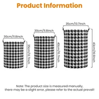 Foldable Dirty Laundry Large Size Dirty Cloth Storage Bucket Dirty Fabric Storage Basket for Waterproof Laundry Toy Organizer 2
