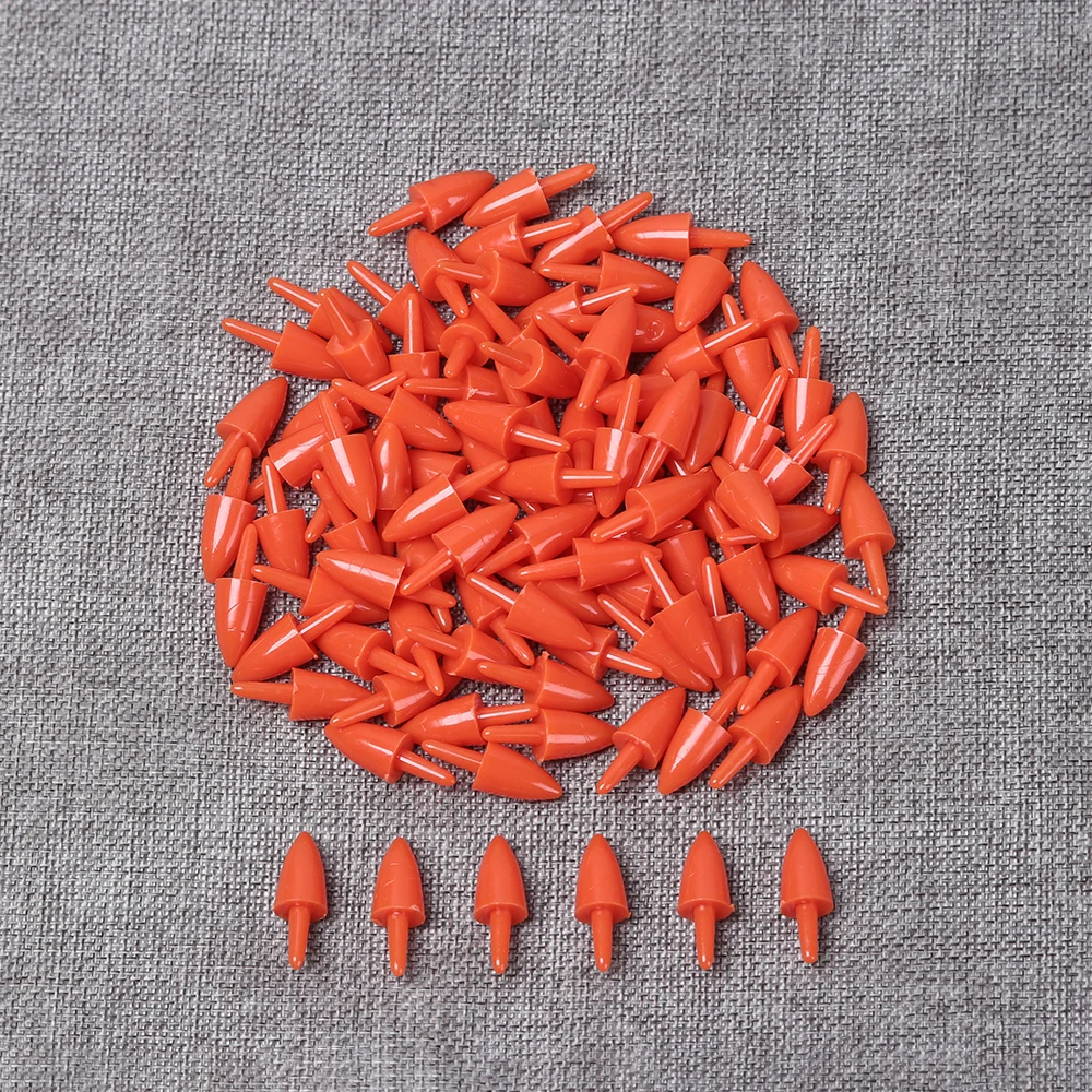 100 Teile/beutel Neueste Kunststoff Schneemann Rote Nase Gefüllte Plüsch Tiere DIY Puppe Nasen Nähen Handwerk Santa Claus Handwerk Zubehör – Detail 8