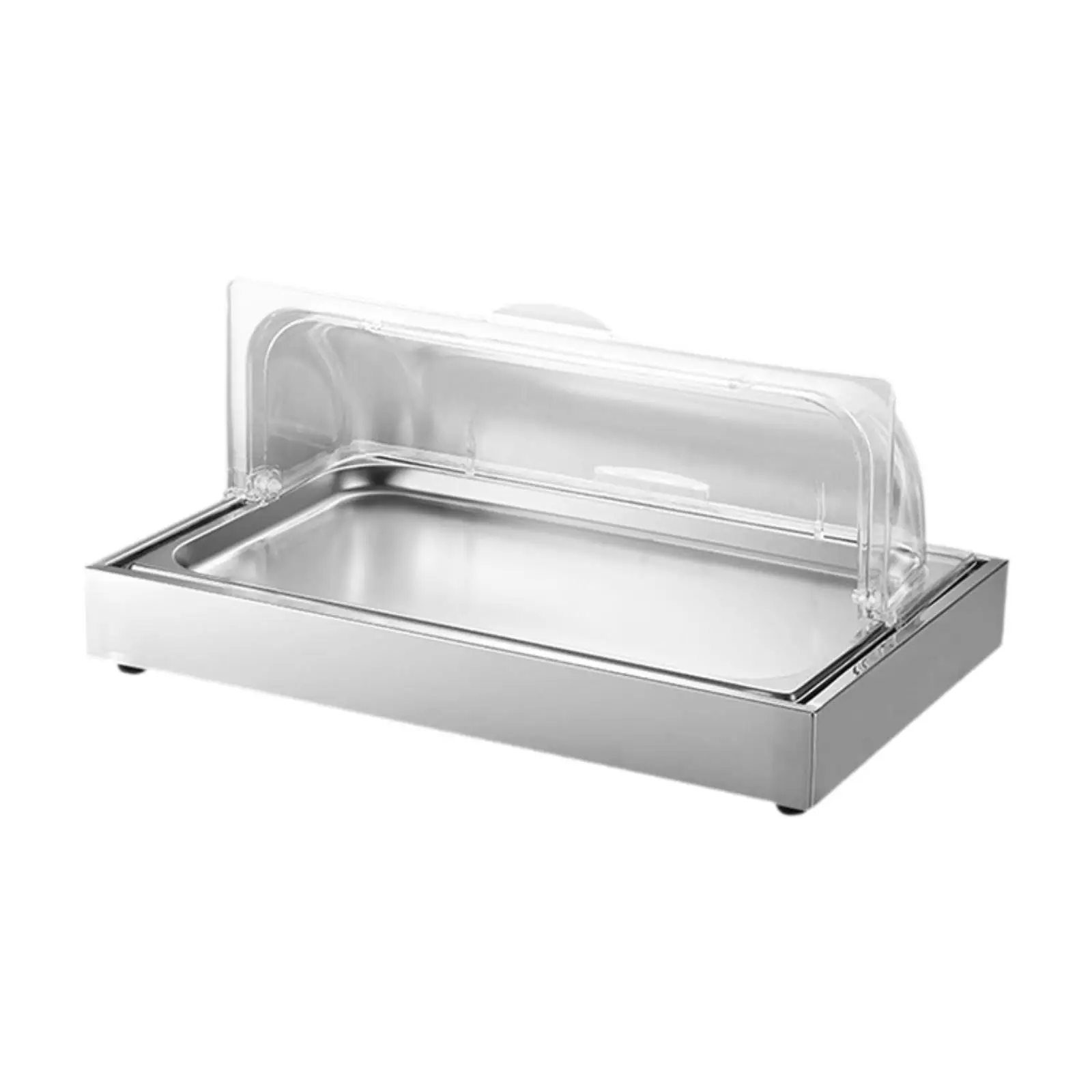Ice Food Serving Display Tray Keep Food Cold Chilled Platter Elegant with Clear