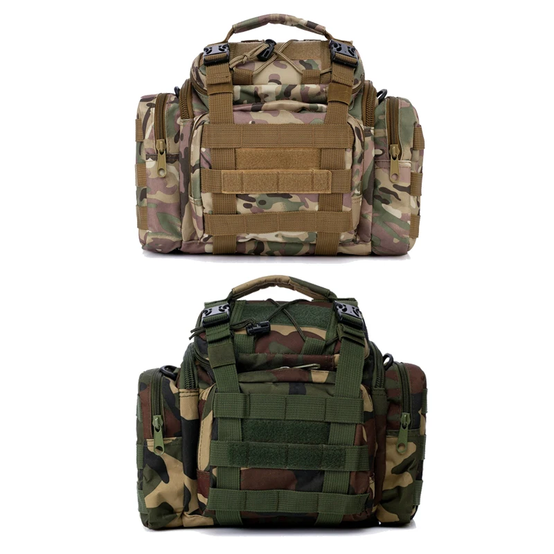 

30x18x20cm Multifunction Fishing Bag Outdoor Canvas Waist Bag High Capacity Waterproof Fishing Tackle Lure Shoulder Bag