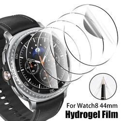 Hydrogel Screen Protector Film: HD Clear, Anti - Scratch, Soft Film - 6PCS (For Watch8 44mm)