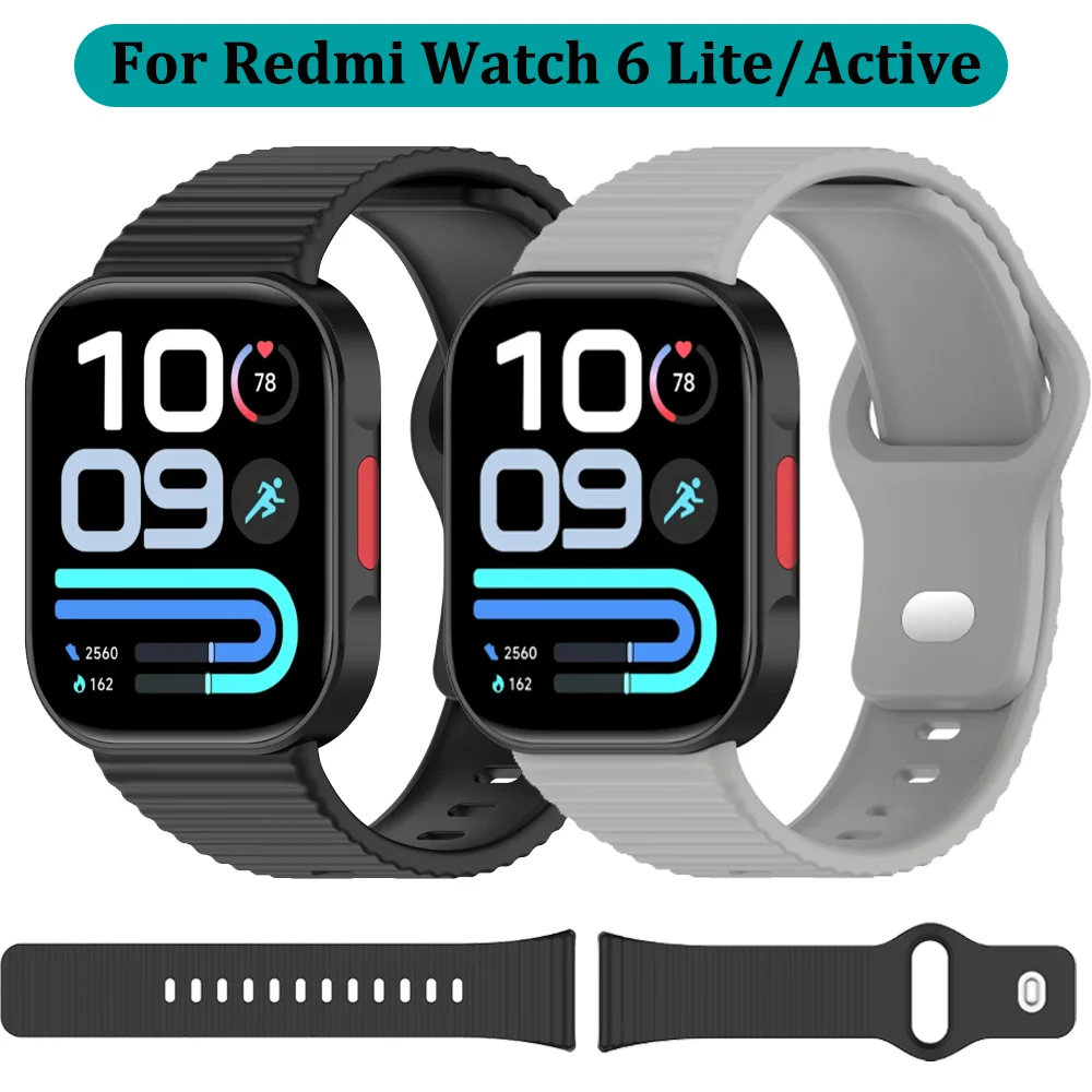 Premium Silicone Sport Strap - Comfortable Bracelet Band for Smartwatches