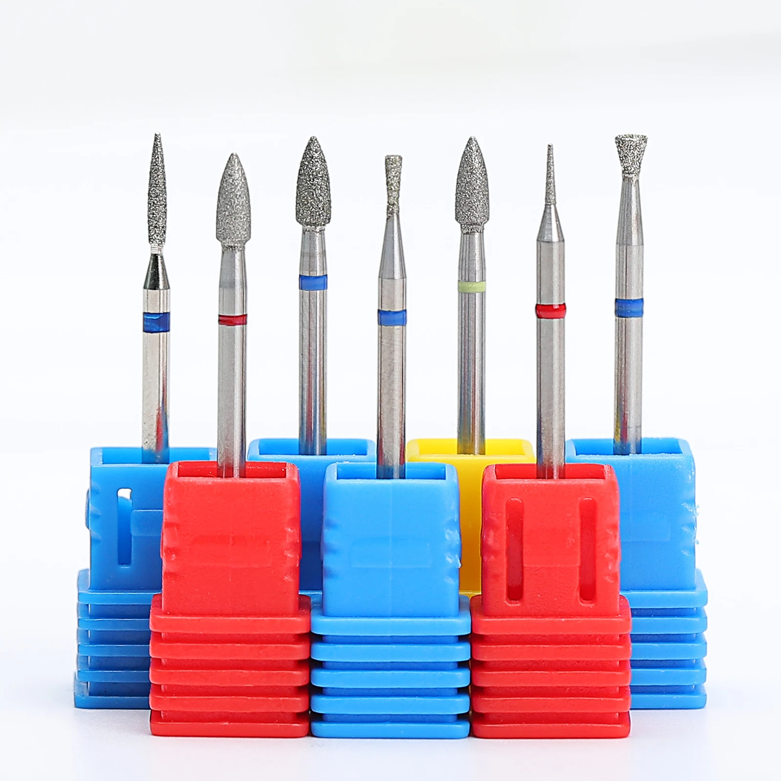 Description Picture 3 of itemElectric Manicure Drills Cone Diamond Nail Drill Bit Rotary Milling Cutters Bits for Cuticle Remove Tools Accessories