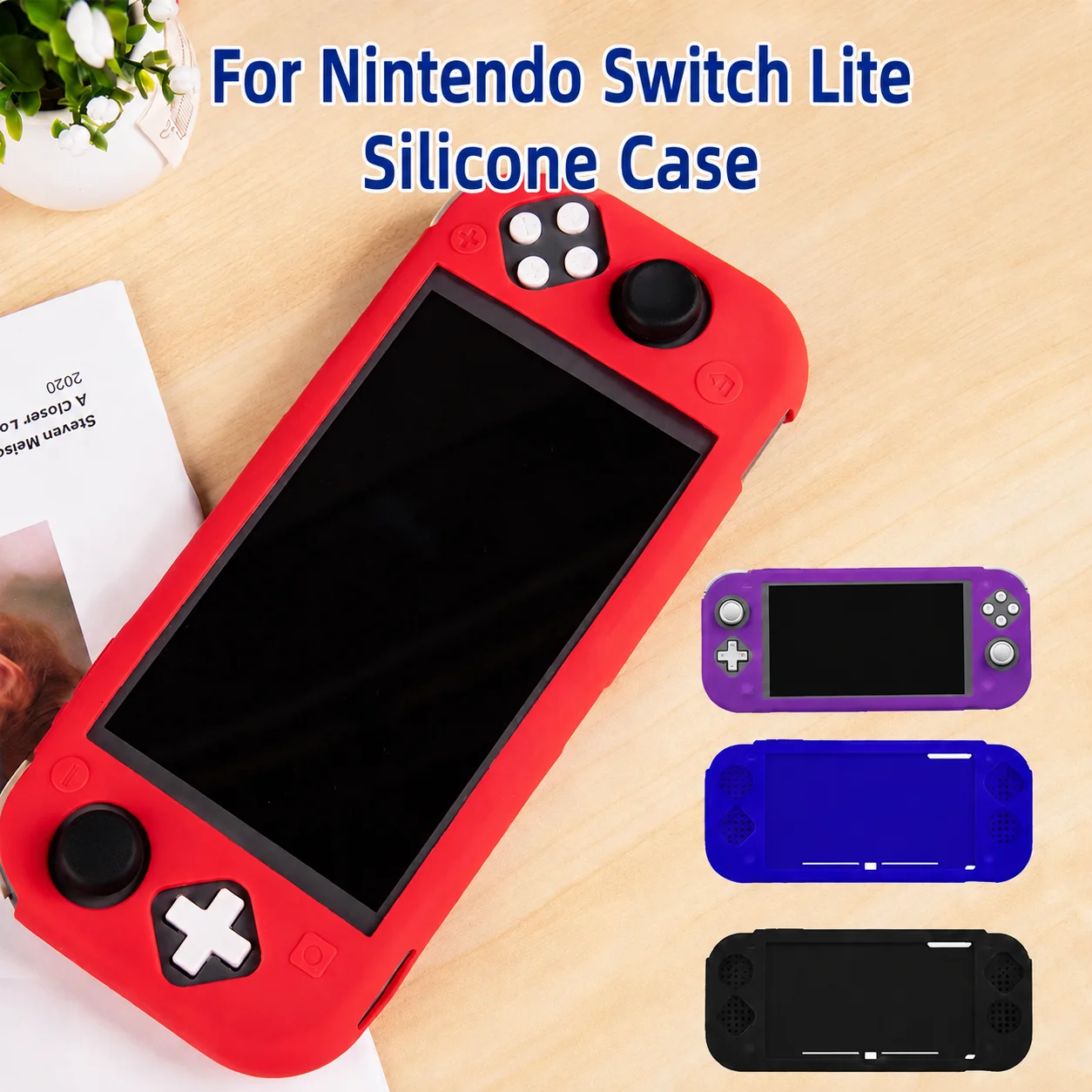 Silicone Shockproof Ergonomic Grip Case for Nintendo Switch Lite Accessories