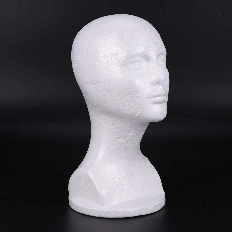 5X Styrofoam Mannequin Foam Head Model Glasses Hat Wig Display Stand