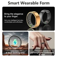 Smart Ring for Xiaomi Men Women Military Grade Titanium Steel Shell Health Monitoring IP68 & 3ATM Waterproof Multi-sport Modes 2