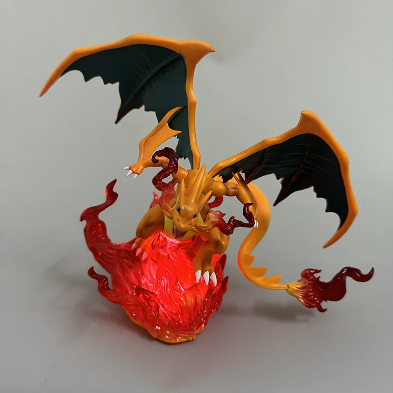 Pokemon Anime Figure Doll Pendant Pallet Town Y Charizard Gk Garage Kit Model Statue Pet Elf Toy Pvc Children Christmas Gift