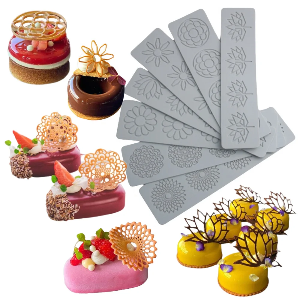 

Цветочный лист Sugracraft, кружевная форма, украшение для торта, кружевной коврик, инструменты для украшения