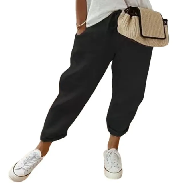 Eleve seu Estilo de Verão com Calças de Linho Algodão Femininas Sofisticadas Eleve seu Estilo de Verão com Calças de Linho Algodão Femininas Sofisticadas