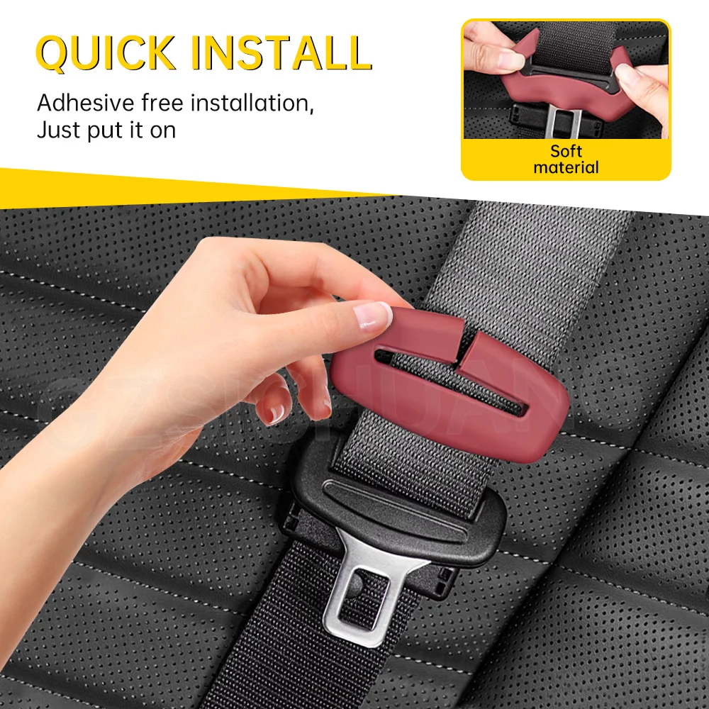 Car Seat Belt Cover Silicone Seat Belt Protective Cover Interior Accessories for Maxus T60 D60 D90 D20 T70 T90 G10 G20 G50