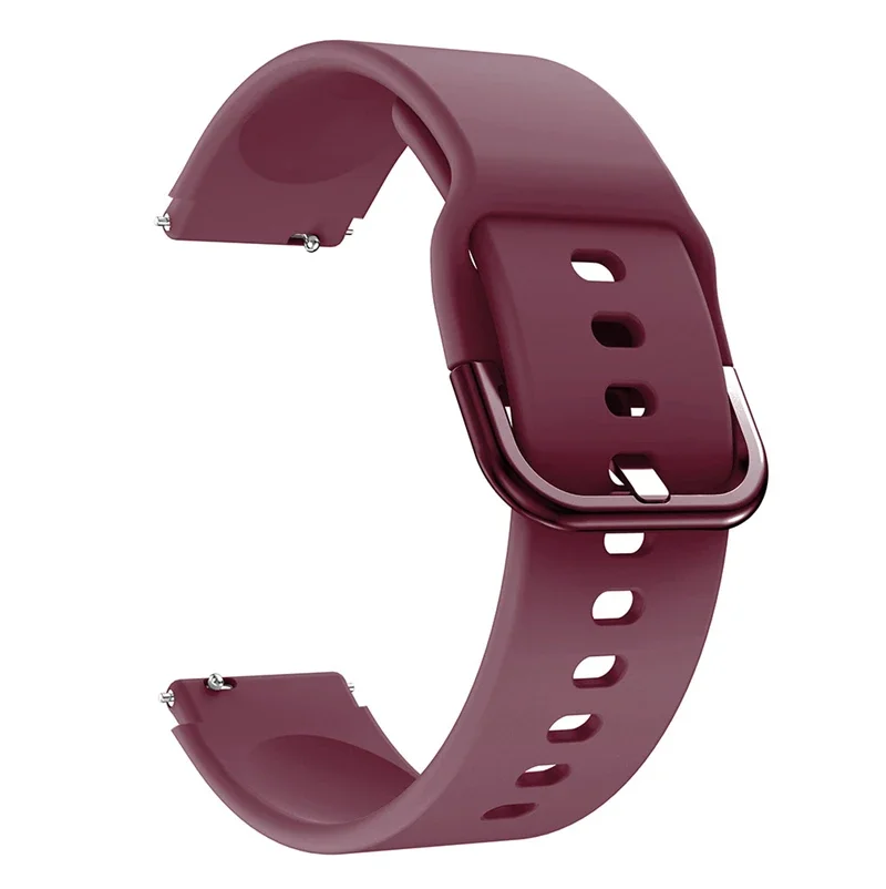 Sport Silicone Bracelet Band, 16mm 18mm, Adjustable Wristband Strap