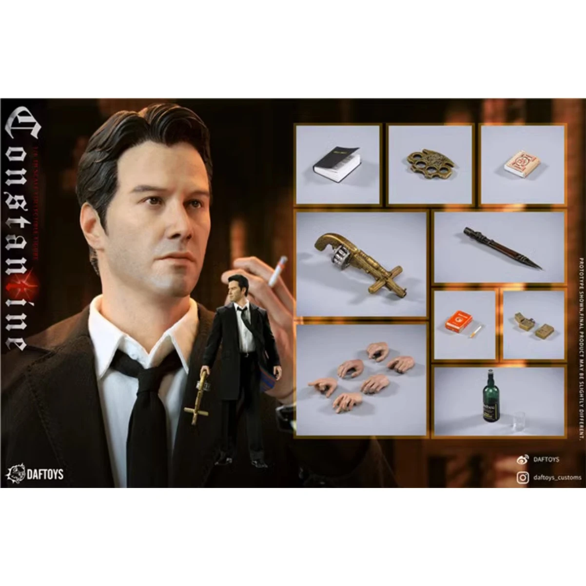 In Stock Original DAFTOYS F019 1/6 John Constantine