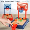 Mini basketball machine desktop portable travel or office game set, suitable for indoor or outdoor use. Fun toys Christmas gifts 1