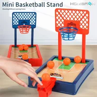 Mini basketball machine desktop portable travel or office game set, suitable for indoor or outdoor use. Fun toys Christmas gifts 1