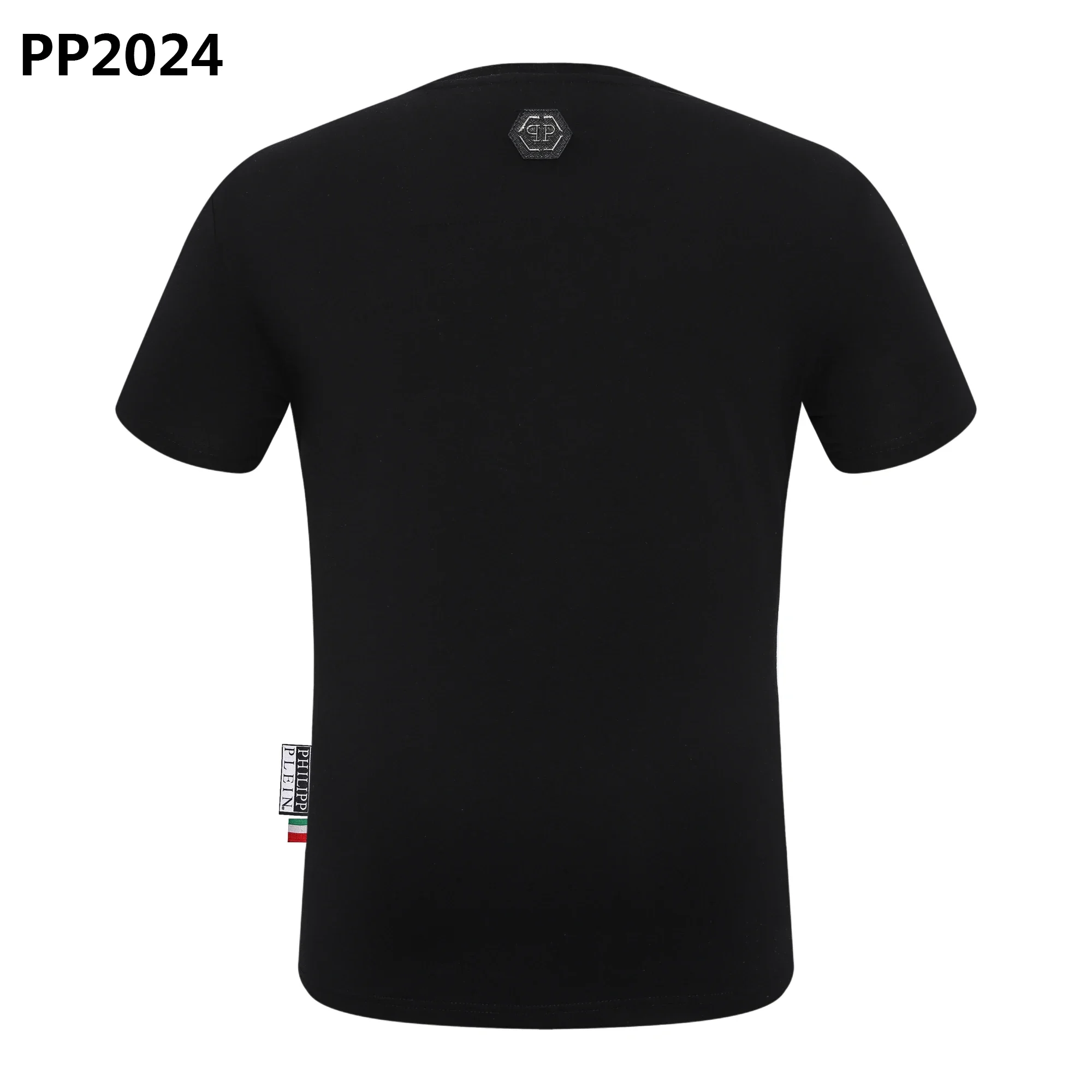 Philipp Plein New Classic Trend Hip Hop Summer Luxury Diamond Skull Crew Neck Summer T-shirt Classic Casual Business Pure Cotton 2