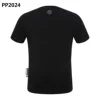 Philipp Plein New Classic Trend Hip Hop Summer Luxury Diamond Skull Crew Neck Summer T-shirt Classic Casual Business Pure Cotton 2