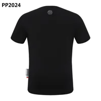 Philipp Plein New Classic Trend Hip Hop Summer Luxury Diamond Skull Crew Neck Summer T-shirt Classic Casual Business Pure Cotton 2