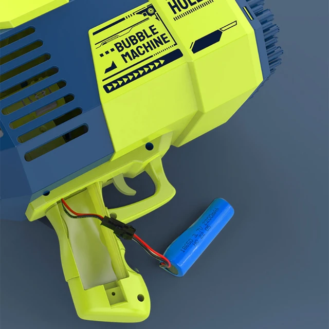 Hot Gatling Bubble Gun Toy 132/69/64/44Hole Charging Electric Automatic Bubble Machine Summer Outdoor Soap Water Children Toys 6