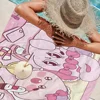 Esther Bunny Towel Microfiber Beach Towel Absorbent Quick dry Soft Yoga Swimming Resort Mountain Climbing Towel 4